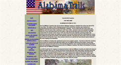 Desktop Screenshot of alabamatrailswar1812.com